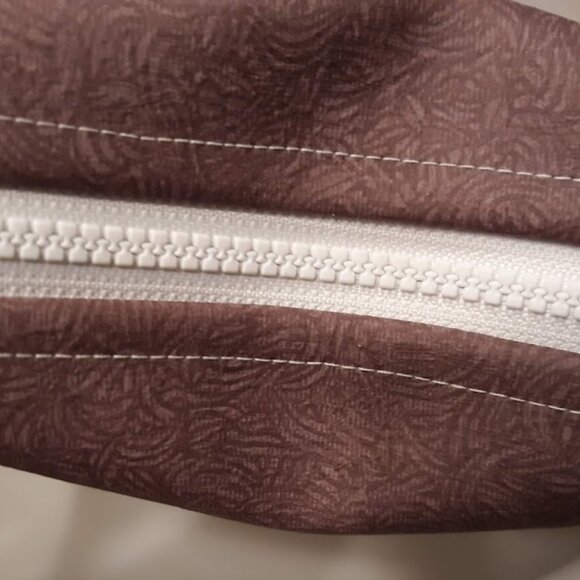 New Southwestern Floral Faux Leather Tote Purse shoulder Bag Purple Carryall - Picture 8 of 9